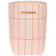 Panier de rangement Vibes - Rose et rouge