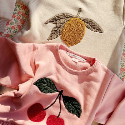 Sweatshirt Lou Terry - Oxford tan