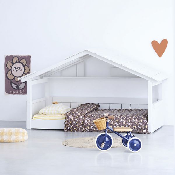 Lit cabane Noa - Star Light - Blanc