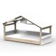 Lit cabane Noa - Star Light - Blanc