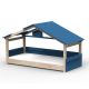 Lit cabane Noa - Star Light - Bleu atlantic