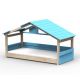 Lit cabane Noa - Star Light - Bleu azur
