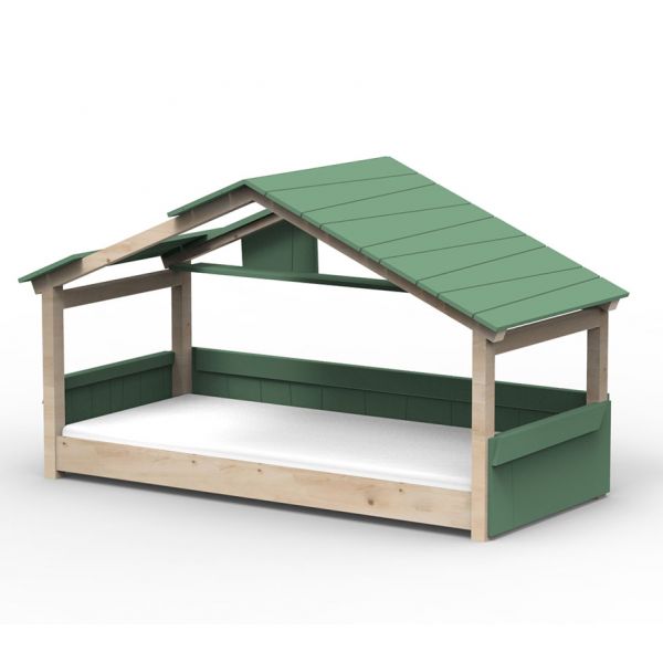 Lit cabane Noa - Star Light - Vert jungle
