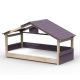 Lit cabane Noa - Star Light - Violet cuberdon