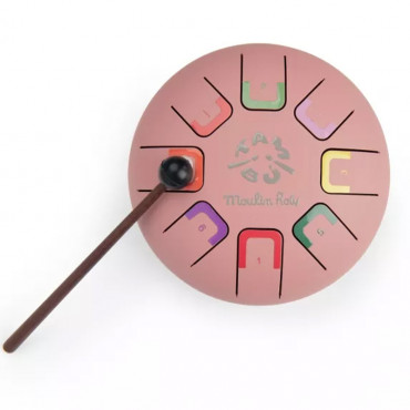 Petit tambour à languettes - Rose