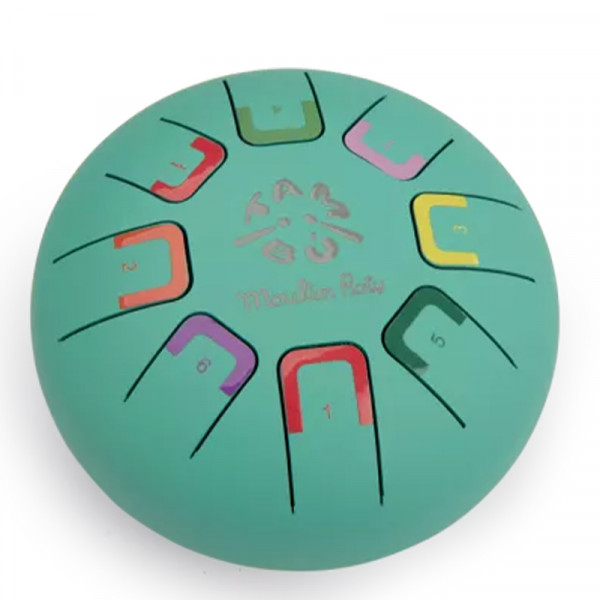 Petit tambour à languettes - Vert