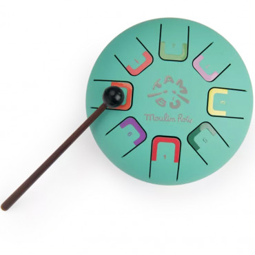 Petit tambour à languettes - Vert
