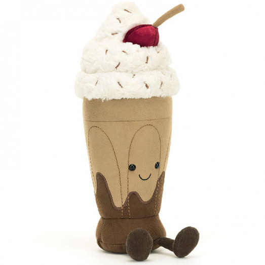 Peluche Amuseable - Milkshake au chocolat