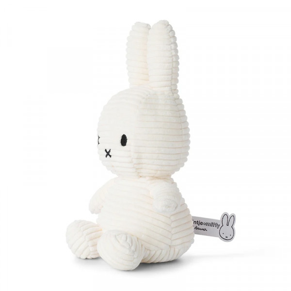 Peluche velours côtelé Miffy - Off white