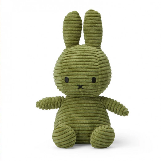 Peluche velours côtelé Miffy - Olive green