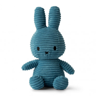 Peluche velours côtelé Miffy - Aviator blue