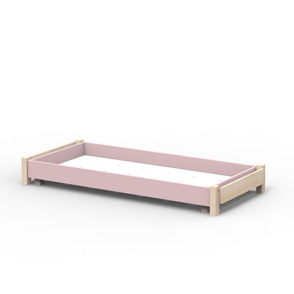Kit évolutif tiroir-lit et rehausses - Star light - Rose hiver