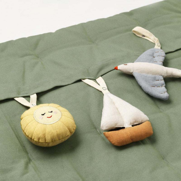 Tapis d'éveil sensoriel Meri - Sailboats