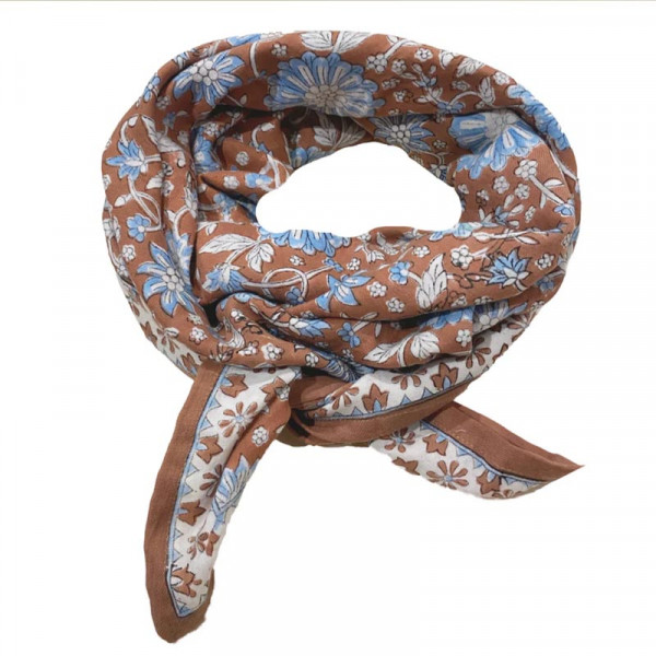 Foulard Dehli enfant - Cannelle