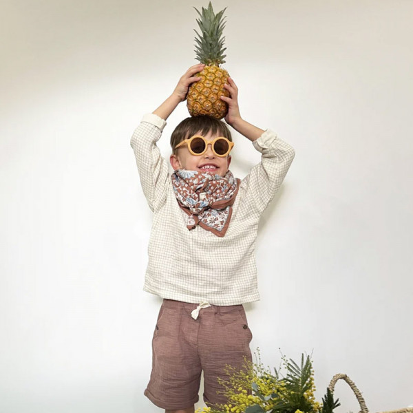 Foulard Dehli enfant - Cannelle