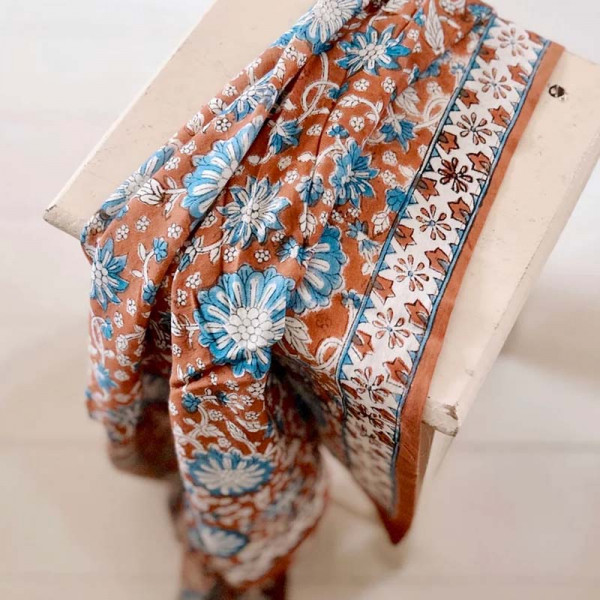 Foulard Dehli enfant - Cannelle