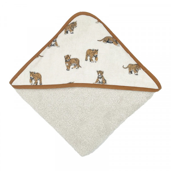 Cape de bain TEA - Tigre marron