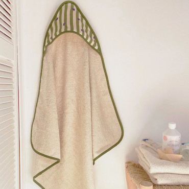 Cape de bain TEA - Stripe & love