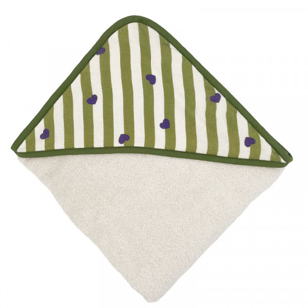 Cape de bain TEA - Stripe & love