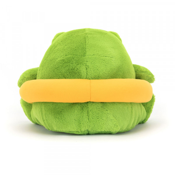 Peluche grenouille Ricky avec sa bouée