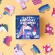 Puzzles réversibles - Happy birthday Unicorn