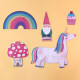 Puzzles réversibles - Happy birthday Unicorn