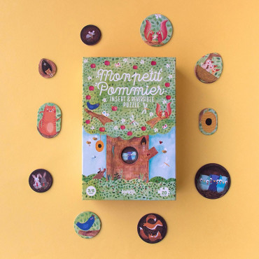 Puzzle réversible - Mon petit pommier