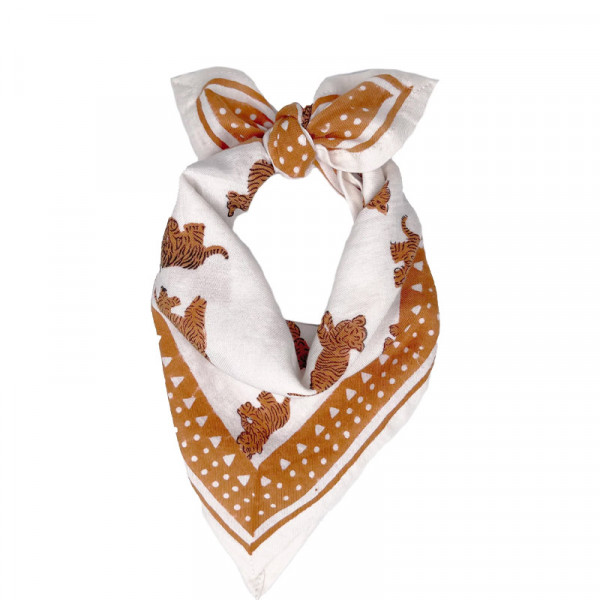 Foulard OSCAR enfant - Tigre milk