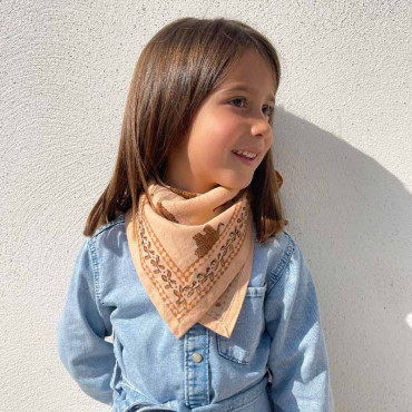 Foulard OSCAR enfant - Tigre peche