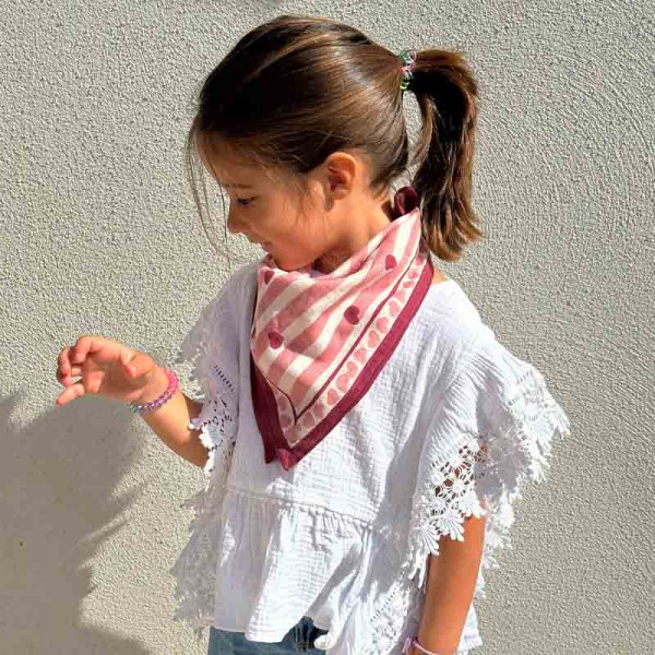 Foulard OSCAR enfant - Candy cane
