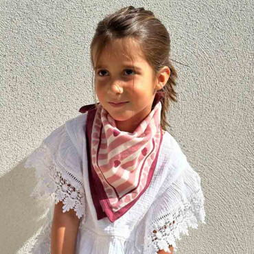 Foulard OSCAR enfant - Candy cane