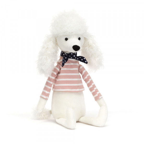 Peluche chien caniche beatnik buddy