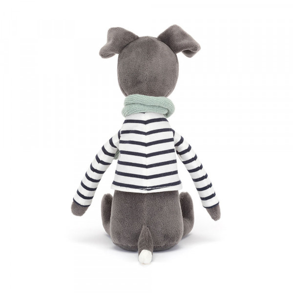 Peluche chien lévrier beatnik buddy