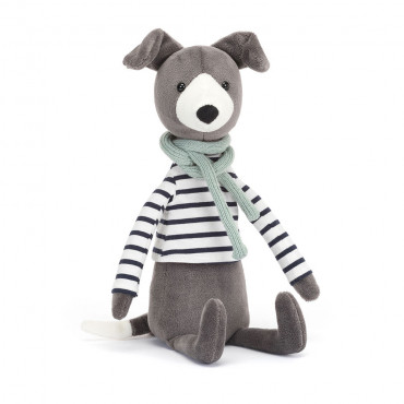 Peluche chien lévrier beatnik buddy