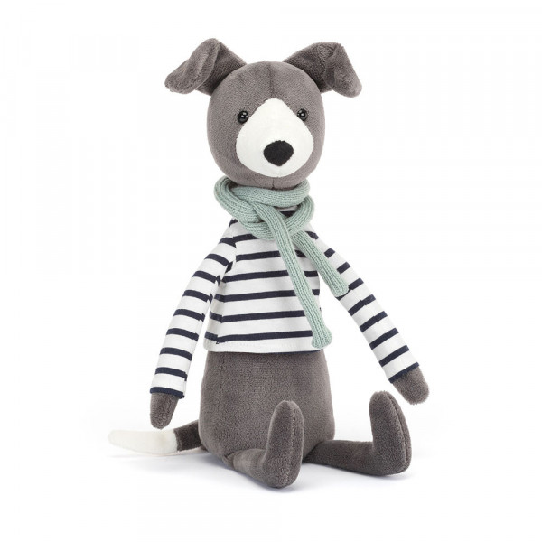 Peluche chien lévrier beatnik buddy