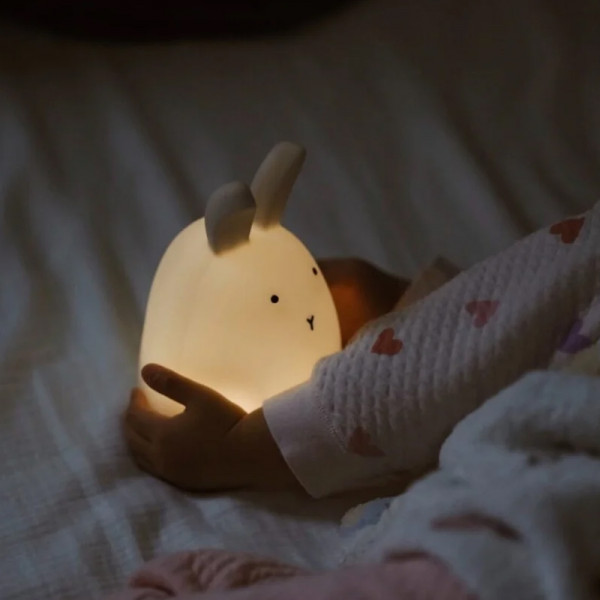 Lampe veilleuse rechargeable Winston - Lapin crême de la crême