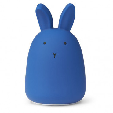 Lampe veilleuse rechargeable Winston - Lapin surf blue