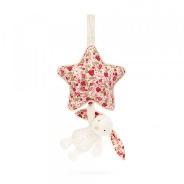 Boite à musique étoile Lapin Bashful - Blossom cream berry