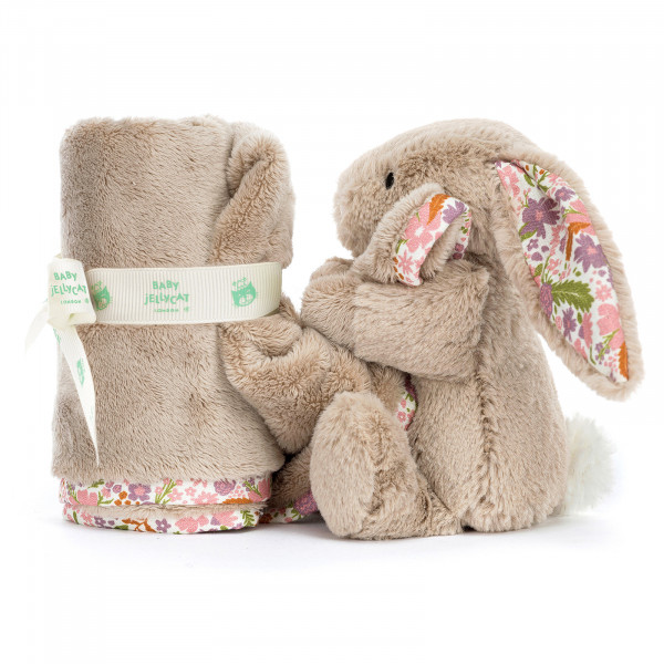 Doudou soother lapin Bashful - Blossom beige Petal