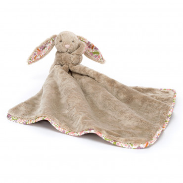 Doudou soother lapin Bashful - Blossom beige Petal