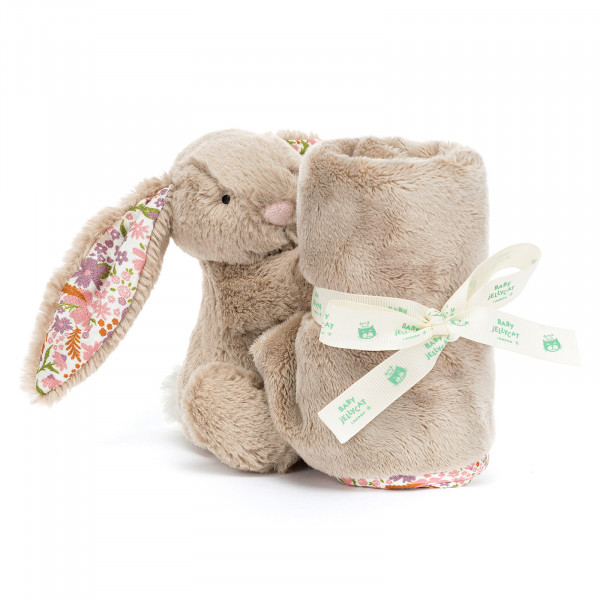 Doudou soother lapin Bashful - Blossom beige Petal
