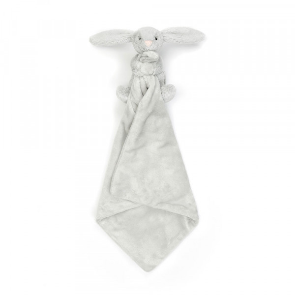 Doudou soother lapin Bashful - Gris argent