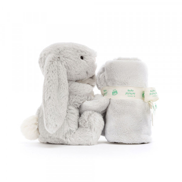 Doudou soother lapin Bashful - Gris argent