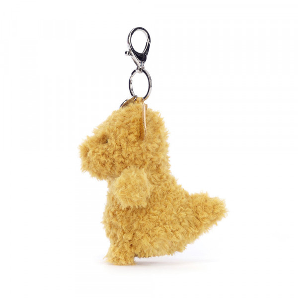 Porte-clés peluche dragon - Jaune