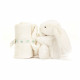Doudou soother lapin - Bashful crème