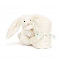 Doudou soother lapin Bashful - Blanc