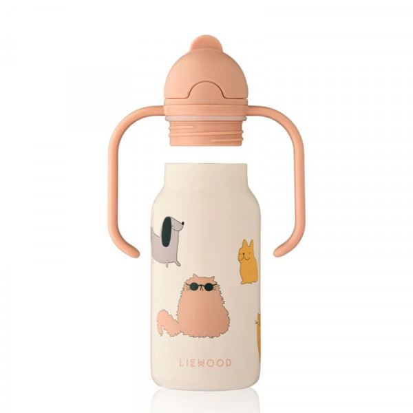 Gourde isotherme 250 ml Kimmie - Cats and dogs sandy