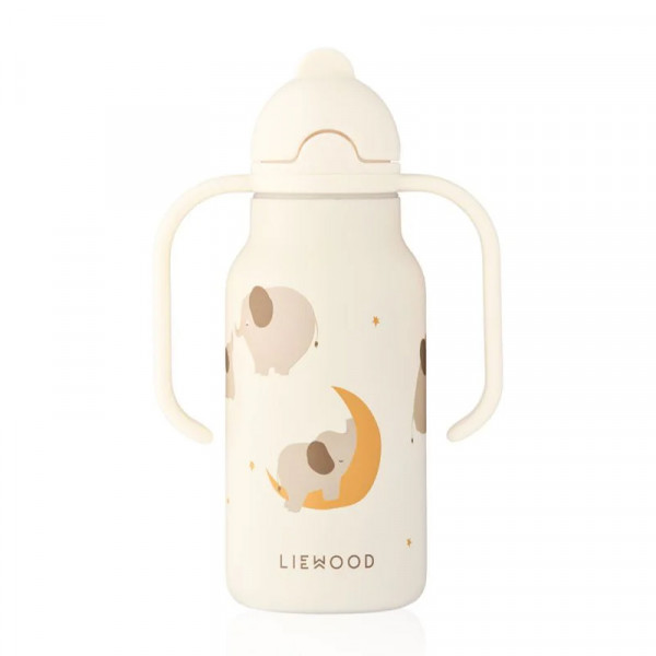 Gourde isotherme 250 ml Kimmie - Elephant creme de la creme