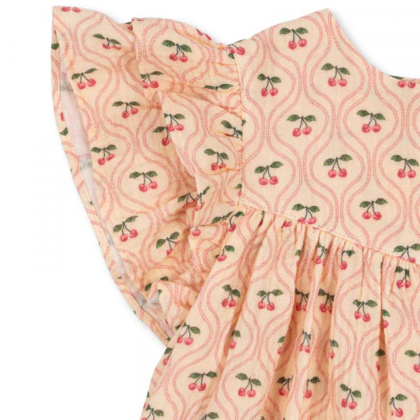 Robe Coco - Cherry pink motif