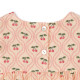 Barboteuse à volants Coco - Cherry pink motif